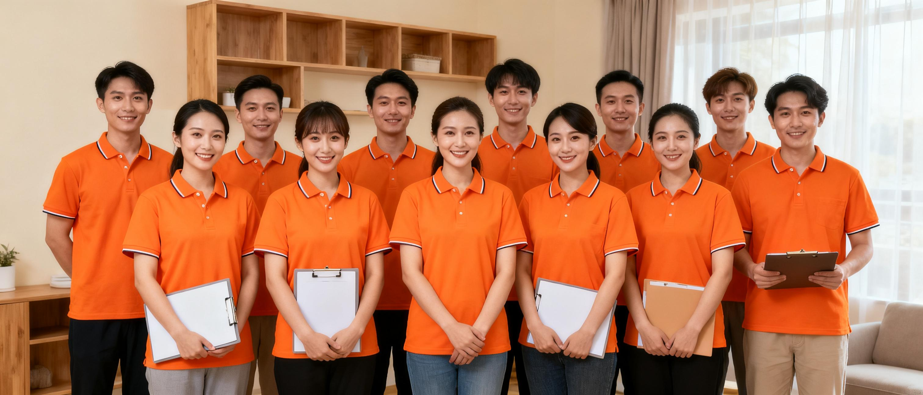 爱君家政服务团队合影